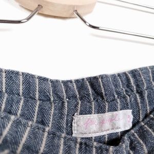 Free People Shorts - FREE PEOPLE Chambray Linen Blend Striped Shorts M Free People Shorts - FREE PEOPLE Chambray Linen Blend Striped Shorts M